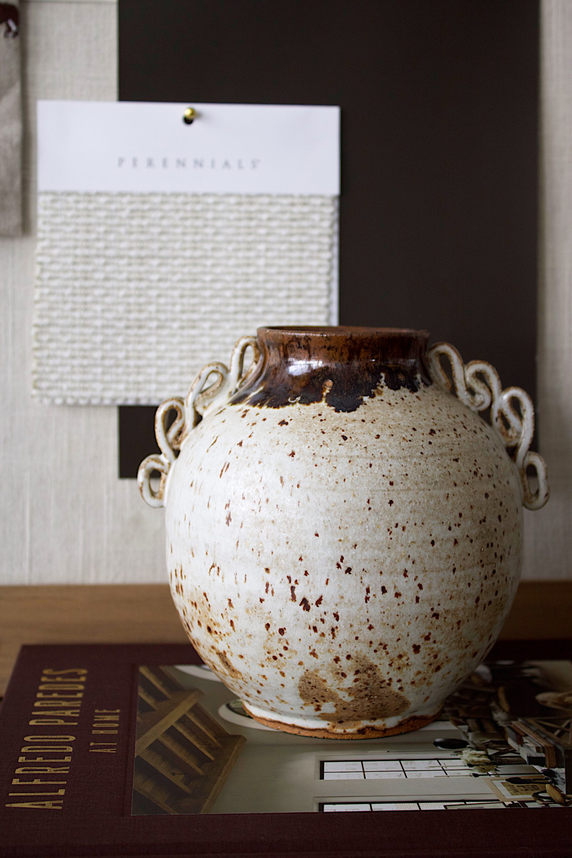 Speckled Stoneware Vessel