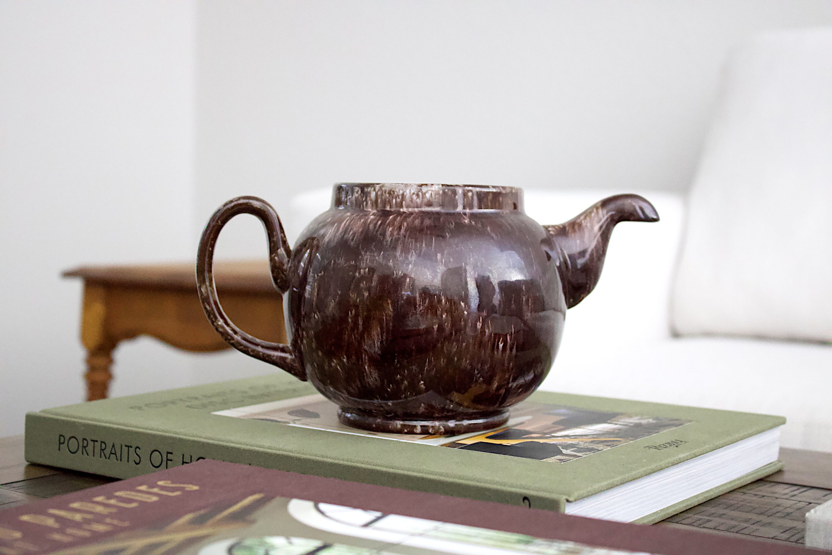 Vintage English Stoneware Teapot